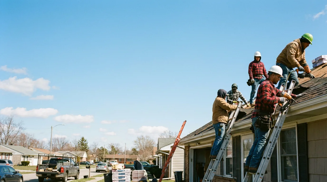 Roofing in Pleasant Plains, IL near me